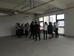 上海壹隆企业办公室装修开工现场